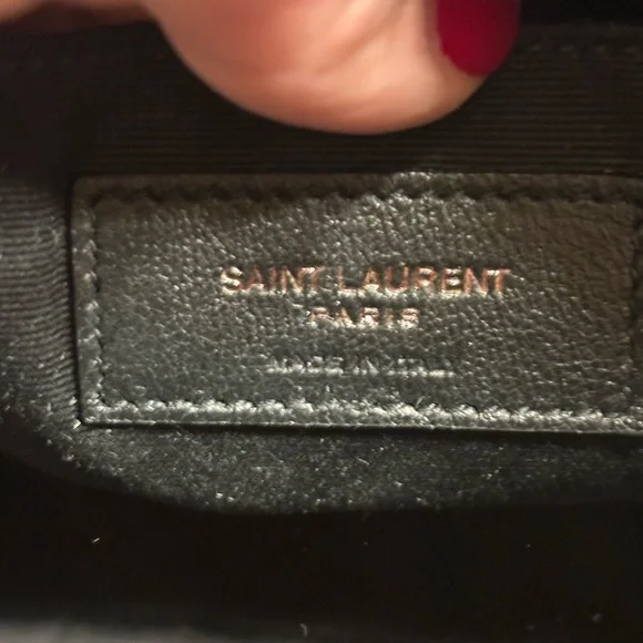 Saint Laurent Lou Lou Medium YSL Camera Bag with Pocket in Quilted Leather - Picture 6 of 15